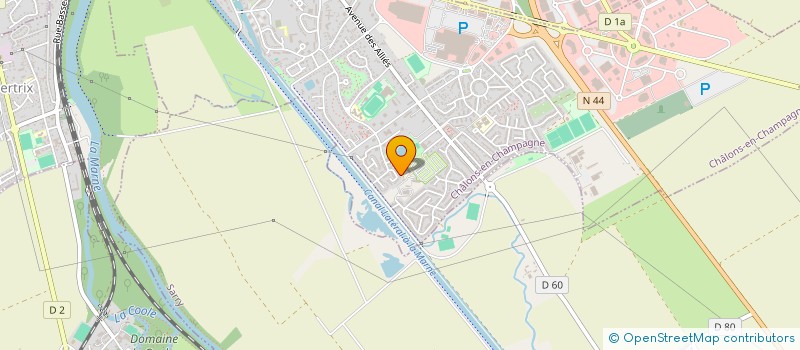 localisation de l'entreprise CFCC  CHALONS-EN-CHAMPAGNE