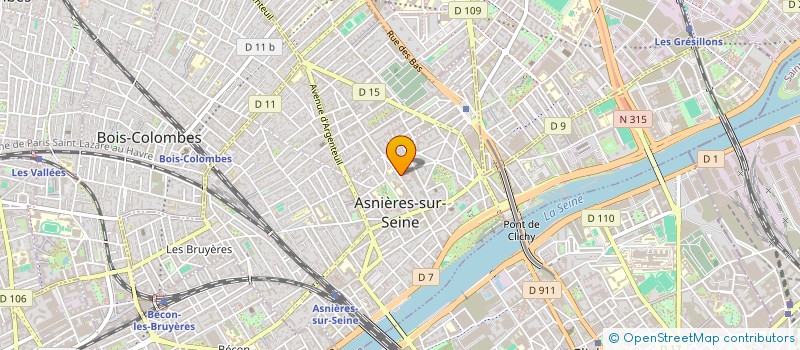 localisation de l'entreprise CFCD à ASNIERES-SUR-SEINE
