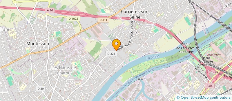 localisation de l'entreprise CFCM  CARRIERES-SUR-SEINE