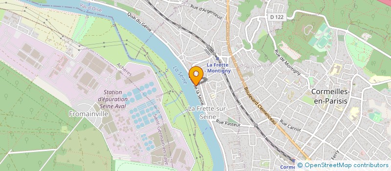 localisation de l'entreprise CFCOM  LA FRETTE-SUR-SEINE
