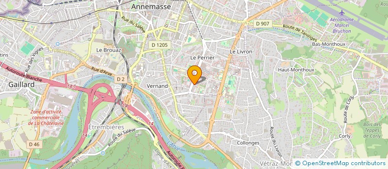 localisation de l'entreprise CFCR VINDRET à ANNEMASSE
