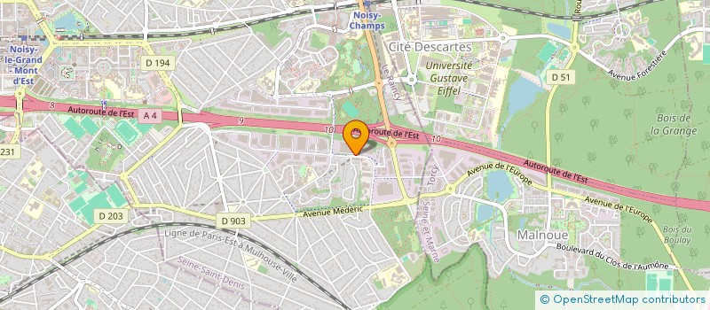 localisation de l'entreprise CFD à NOISY-LE-GRAND