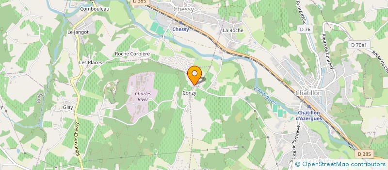 localisation de l'entreprise CFD  SAINT-GERMAIN-NUELLES