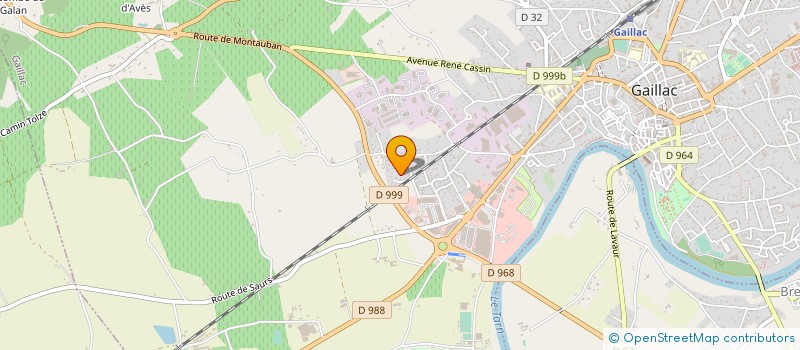 localisation de l'entreprise CFD FORMATION  GAILLAC