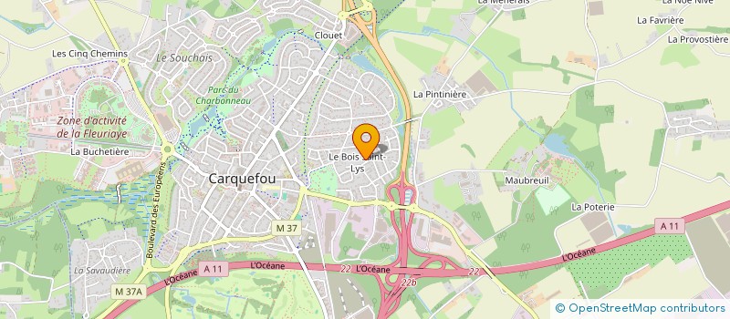 localisation de l'entreprise CFD INVEST  CARQUEFOU