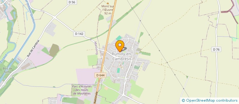 localisation de l'entreprise CFD LE PAON  RUMILLY-EN-CAMBRESIS