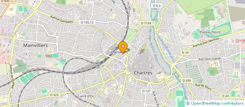localisation de l'entreprise CFD MULTIMEDIA à CHARTRES