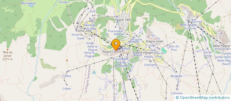 localisation de l'entreprise CFDB  LA PLAGNE TARENTAISE