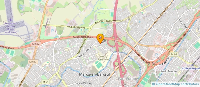 localisation de l'entreprise CFDCBKB-SCI à MARCQ-EN-BARŒUL