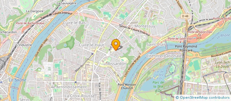 localisation de l'entreprise CFDG  CALUIRE-ET-CUIRE