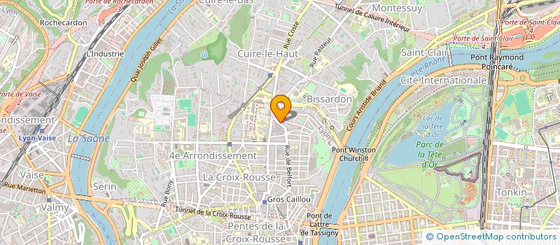 localisation de l'entreprise CFDG STRATEGIES à LYON