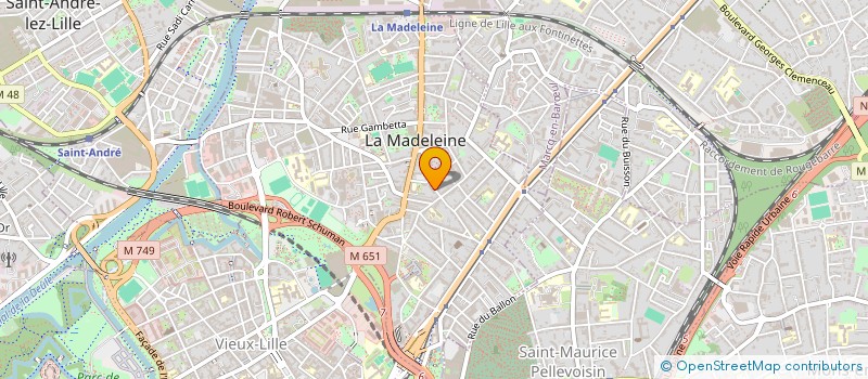 localisation de l'entreprise CFDI à LA MADELEINE