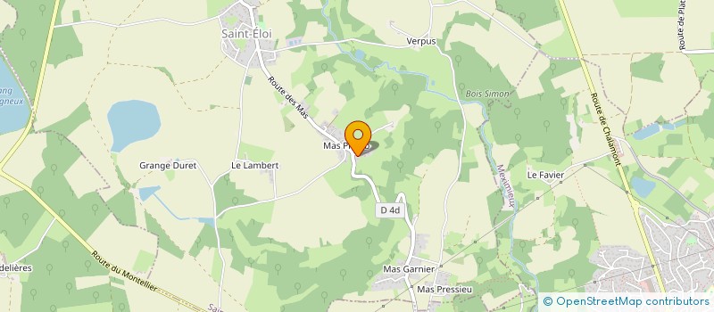 localisation de l'entreprise CFDS PLACO  SAINT-ELOI