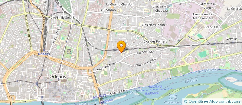 localisation de l'entreprise CFDT ACADEMIE ORLEANS-TOURS (554-0)  ORLEANS