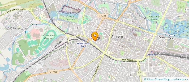 localisation de l'entreprise CFDT INTERCO DE LA SOMME OU INTERCO 80  AMIENS