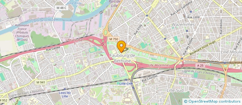 localisation de l'entreprise CFDT POLICE à LILLE