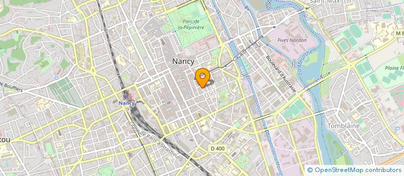 localisation de l'entreprise CFDT PROTECTION SOCIALE TRAVAIL EMPLOI  NANCY