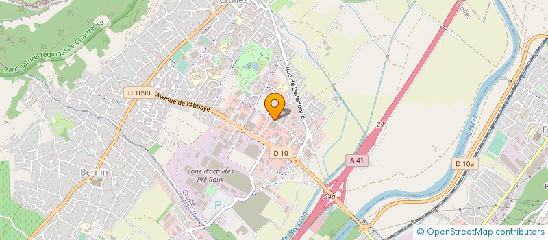 localisation de l'entreprise CFE à CROLLES