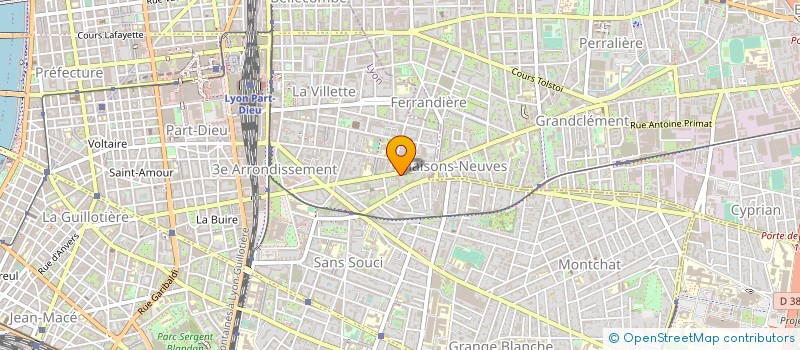 localisation de l'entreprise CFE CGC CHIMIE LYON  LYON