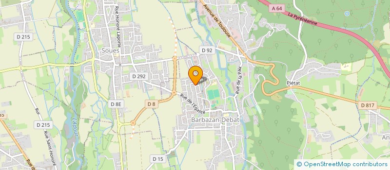 localisation de l'entreprise CFE INVEST  BARBAZAN-DEBAT