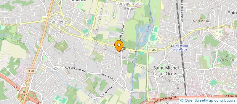 localisation de l'entreprise CFE RENOUVELABLE à LONGPONT-SUR-ORGE