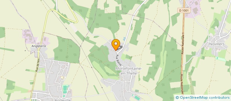 localisation de l'entreprise CFEELING à MORTEFONTAINE-EN-THELLE
