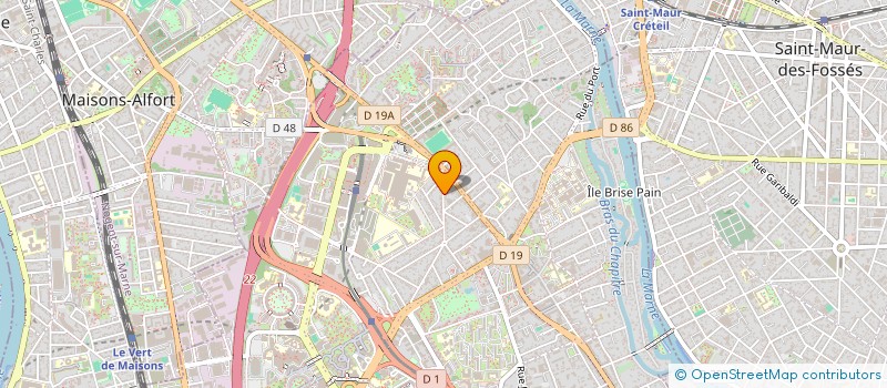 localisation de l'entreprise CFEH à CRETEIL