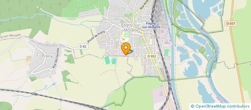 localisation de l'entreprise CFER 54 à PAGNY-SUR-MOSELLE