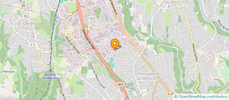 localisation de l'entreprise CFF HOLDING  CHAMPAGNE-AU-MONT-D'OR