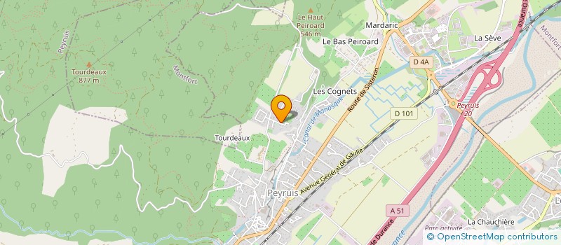 localisation de l'entreprise CFF NETTOYAGE ET PEINTURE à PEYRUIS