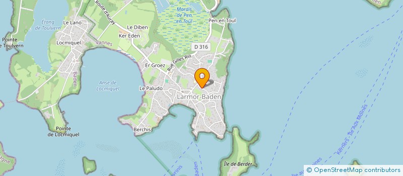 localisation de l'entreprise CFG BUSINESS SUPPORT  LARMOR-BADEN