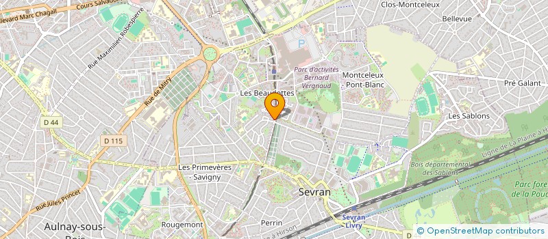 localisation de l'entreprise CFG MONTAGE ET SERVICES à SEVRAN