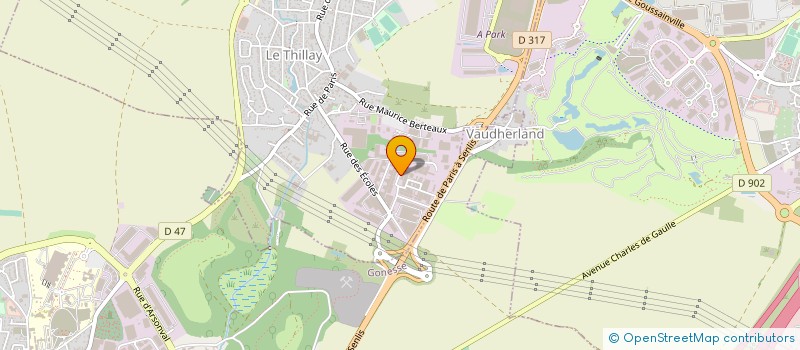 localisation de l'entreprise CFG SOCIETE NOUVELLE  LE THILLAY