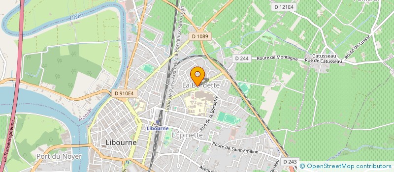 localisation de l'entreprise CFG21  LIBOURNE