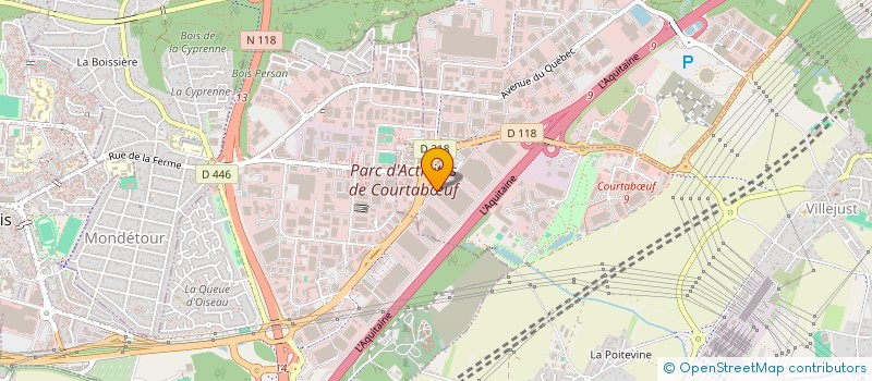 localisation de l'entreprise CFGC  VILLEJUST