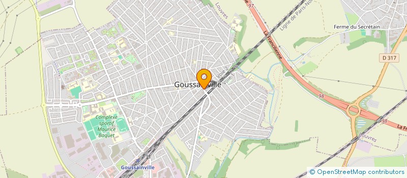 localisation de l'entreprise CFGC  GOUSSAINVILLE