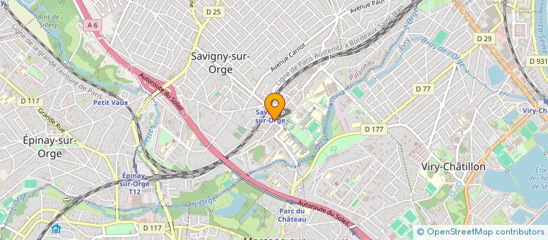 localisation de l'entreprise CFGCA à SAVIGNY-SUR-ORGE