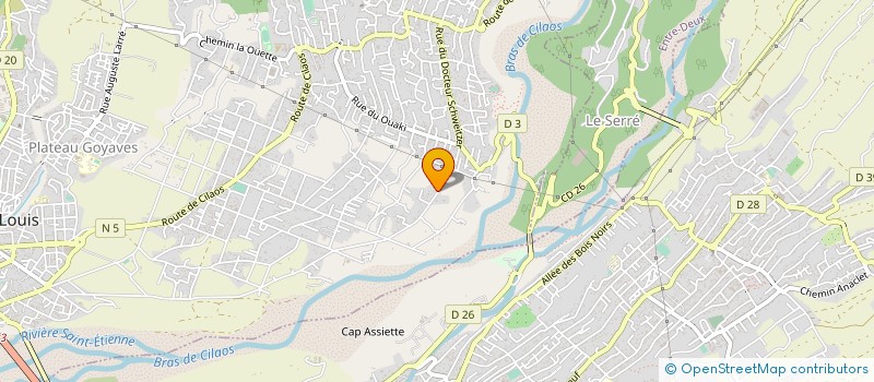 localisation de l'entreprise CFGF (CHRISTINE ET FREDERIC GONTHIER ET FILS)  SAINT-LOUIS