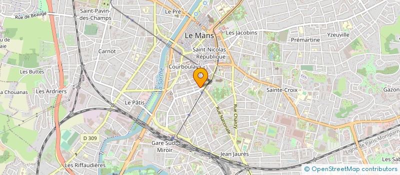 localisation de l'entreprise CFGI à LE MANS