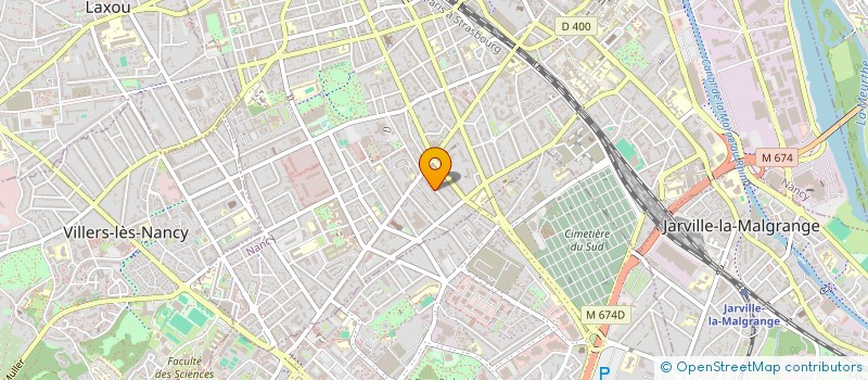 localisation de l'entreprise CFGI  NANCY