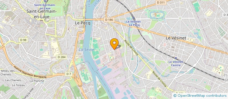 localisation de l'entreprise CFGIMMO  LE PECQ