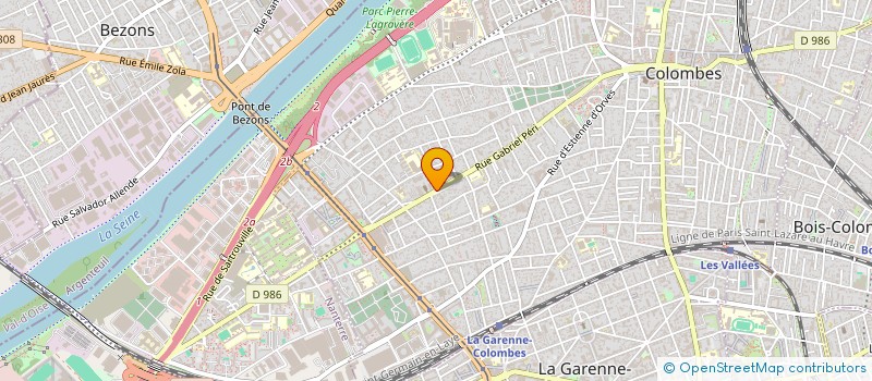localisation de l'entreprise CFGP à COLOMBES