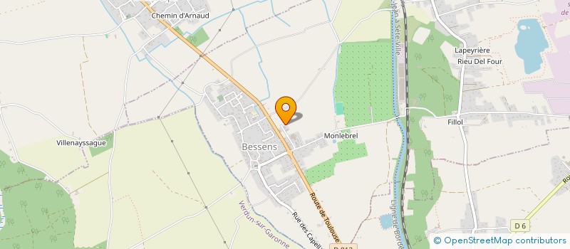 localisation de l'entreprise CFGR  BESSENS