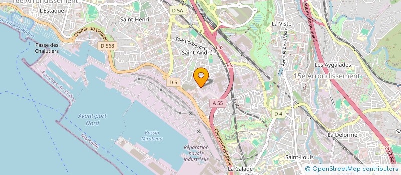 localisation de l'entreprise CFGSB à MARSEILLE