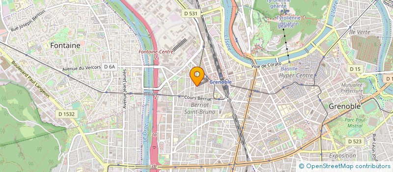 localisation de l'entreprise CFH  GRENOBLE