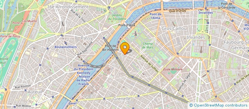 localisation de l'entreprise CFH BOULOGNE  PARIS