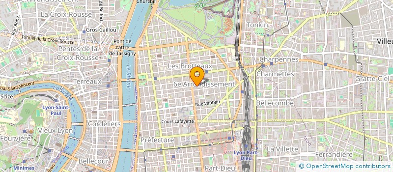 localisation de l'entreprise CFI INFORMATIQUE  LYON 6EME