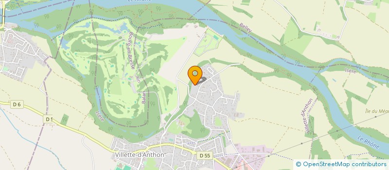 localisation de l'entreprise CFI TRANSPORT  VILLETTE-D'ANTHON