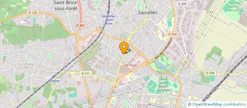 localisation de l'entreprise CFICC à SARCELLES