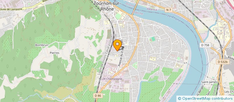 localisation de l'entreprise CFID SOLUTIONS à TOURNON-SUR-RHONE